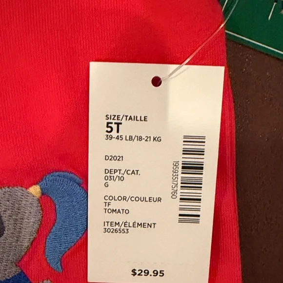 Gymboree Red T-Shirt with Knight and Horse Graphic Sz 5T New With Tag - Picture 4 of 5